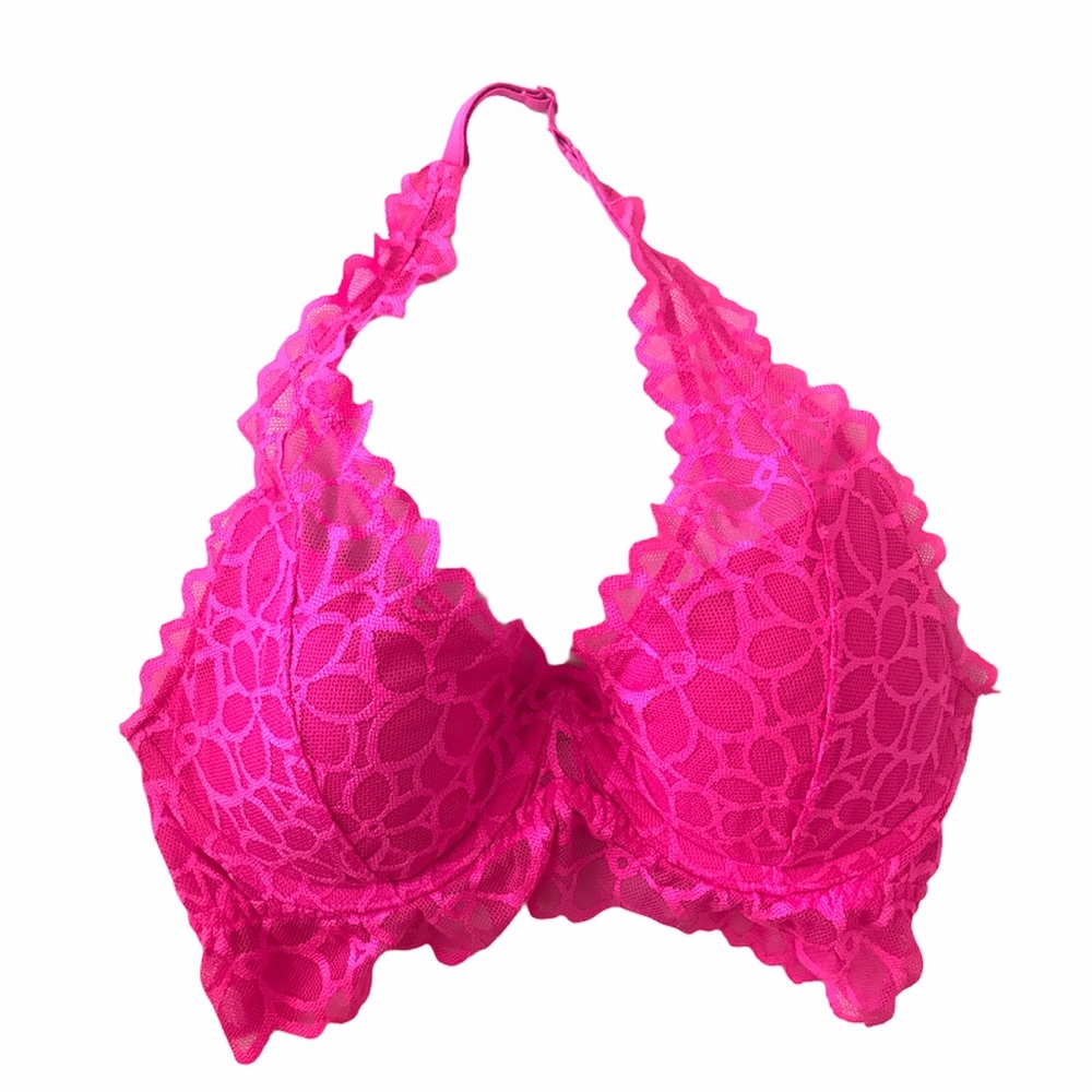 PINK VS FLORAL BRA